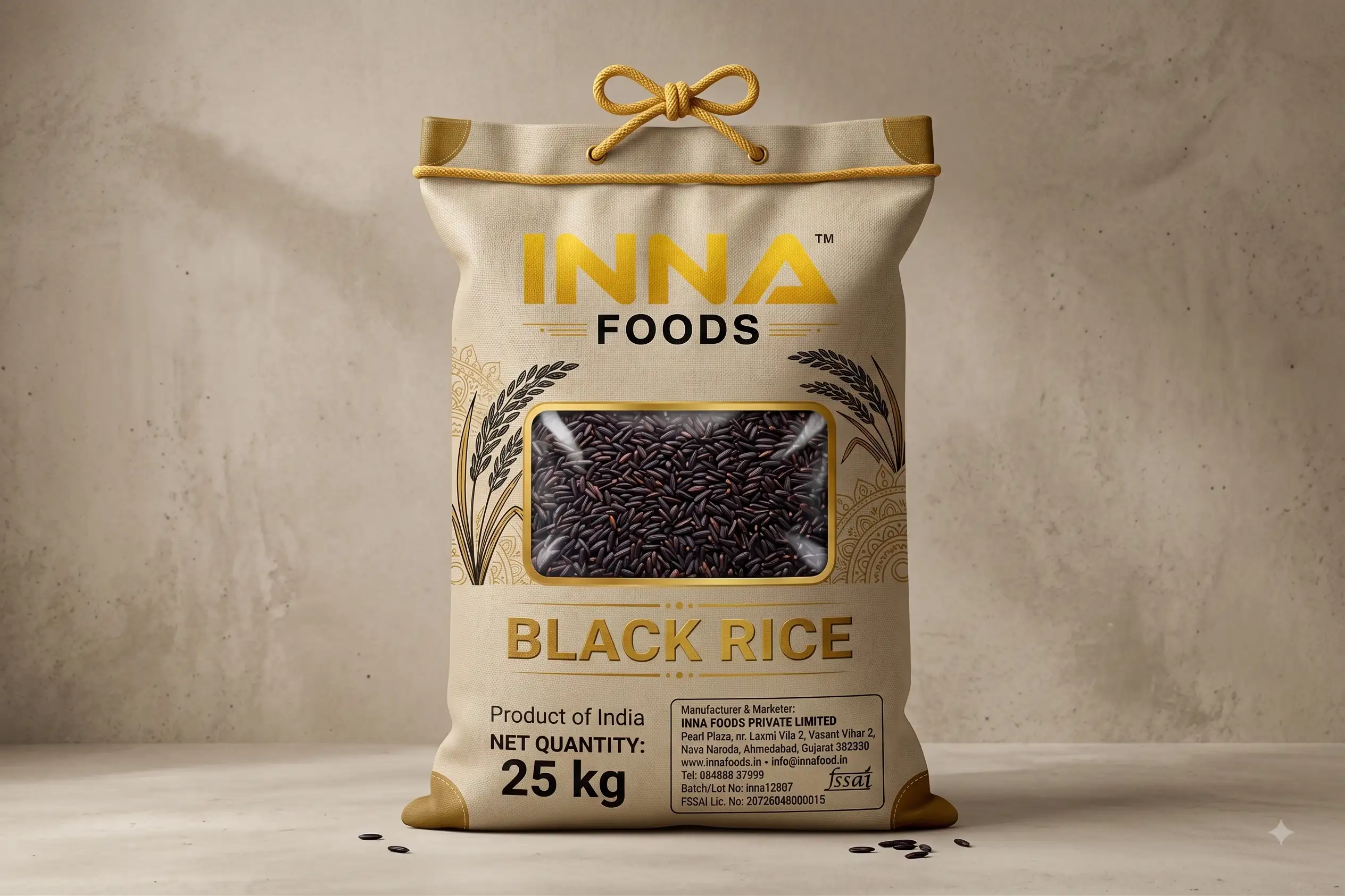 Black Rice 25kg
