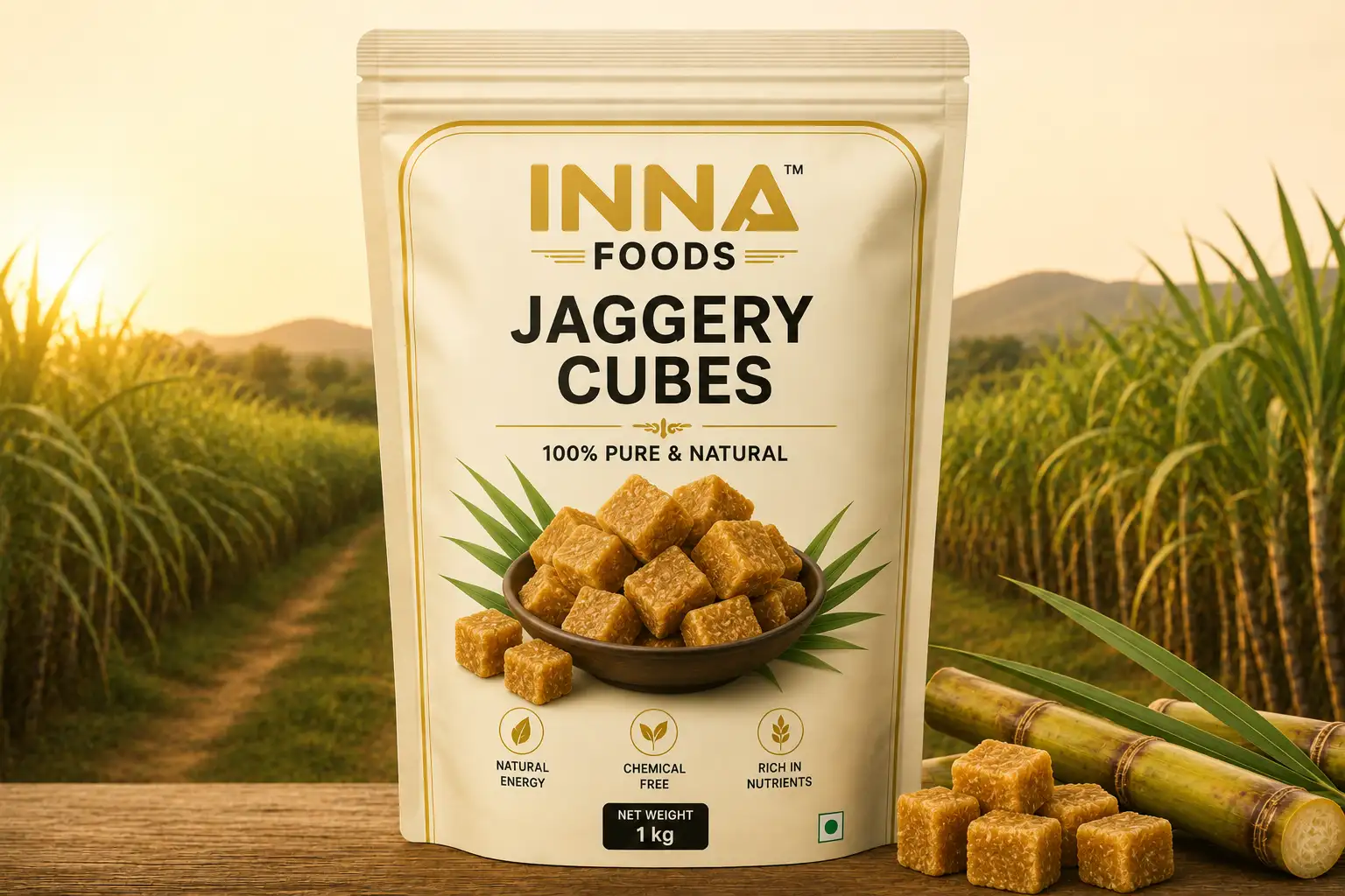 Jaggery Cubes 1 kg 