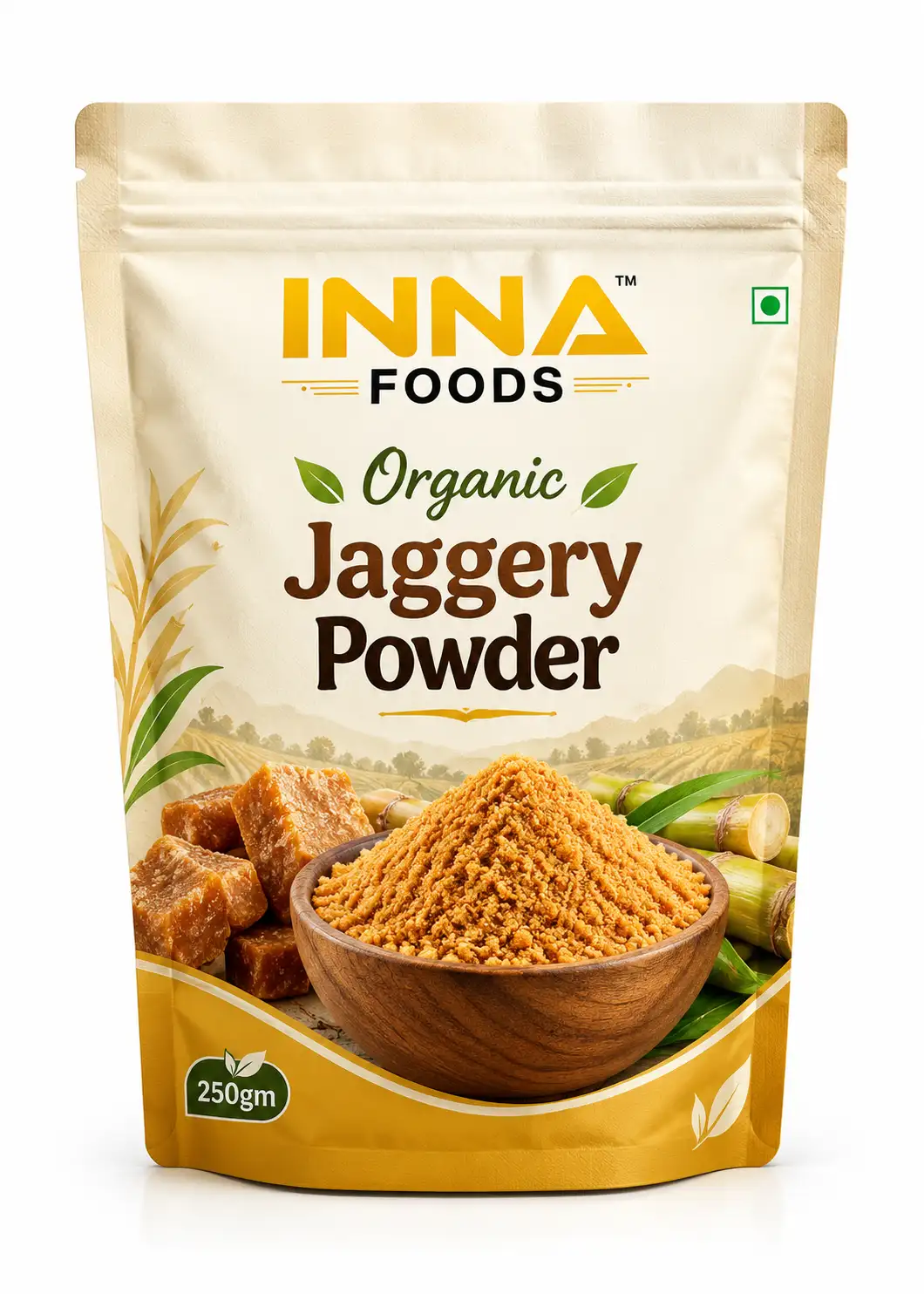 INNA Foods Organic Jaggery Powder 250gm