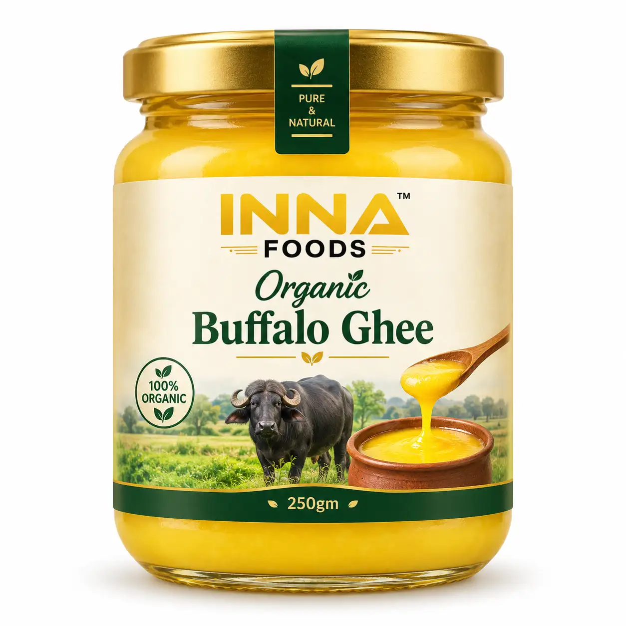 INNA FOODS Bilona Cow Ghee 250gm
