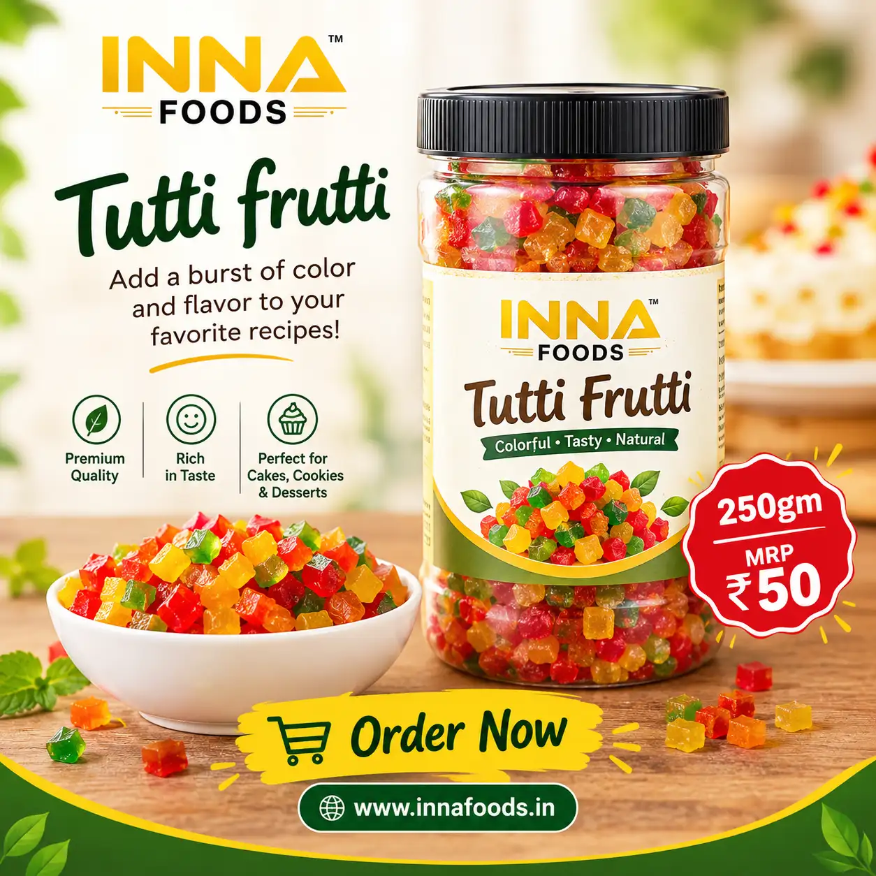 Tutti Frutti 250gm